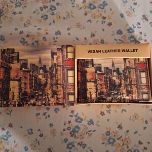 Vegan Leather Cityscape Wallet